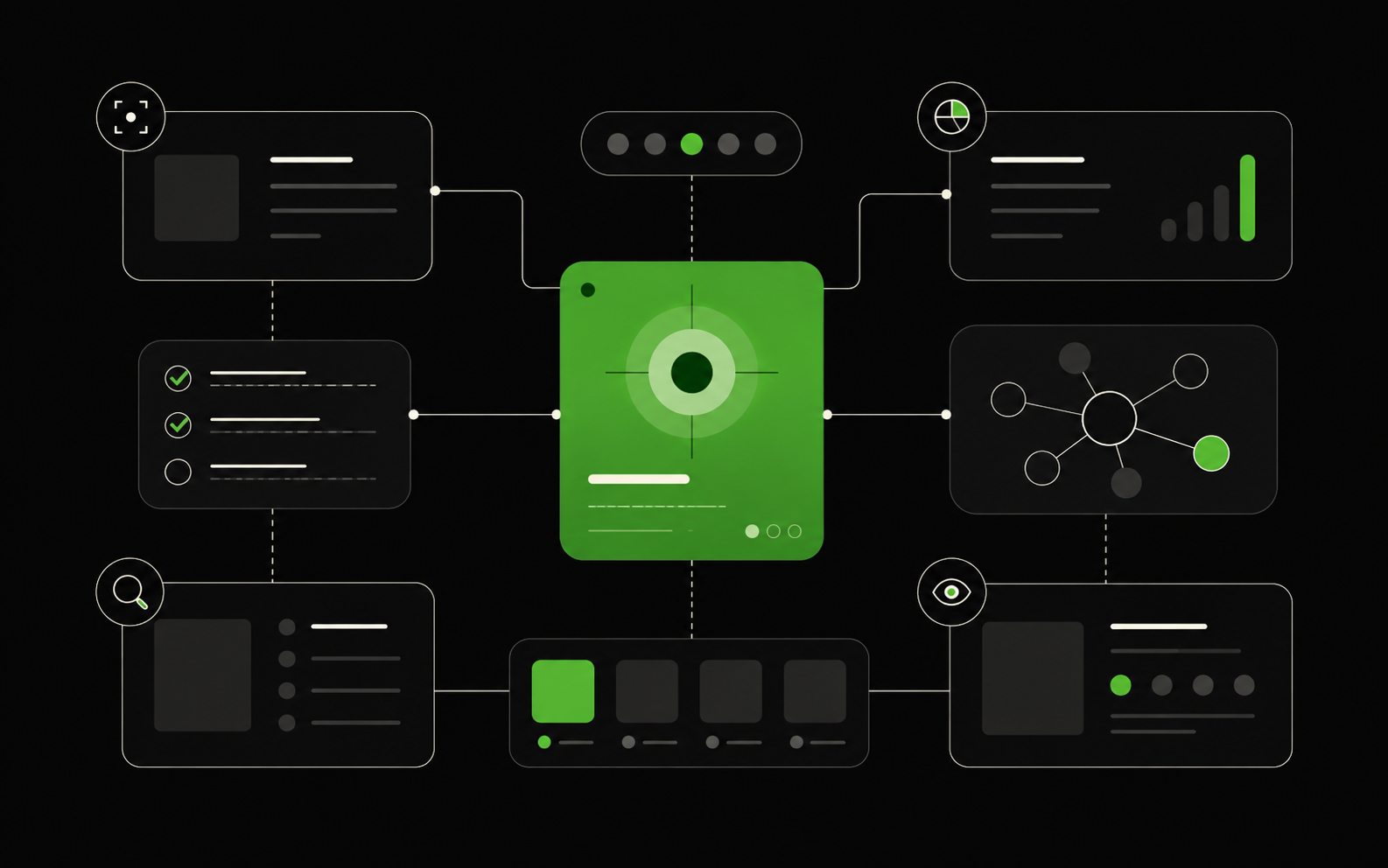 Abstract infographic of the codasis discovery process