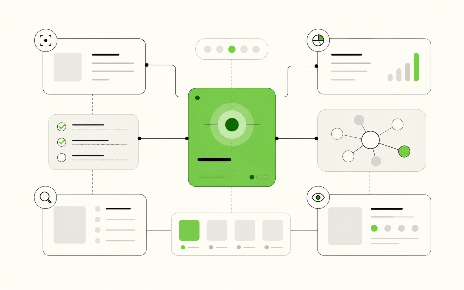 Abstract infographic of the codasis discovery process